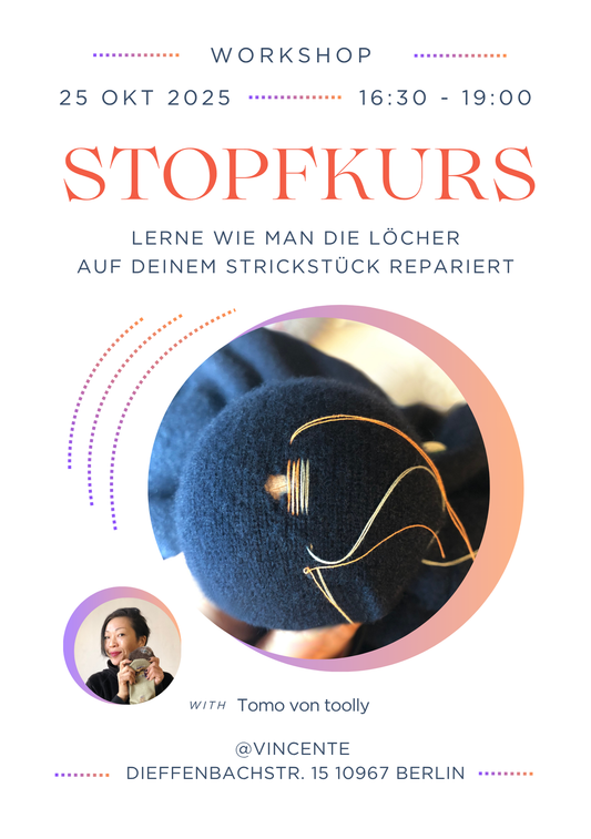 Stopfkurs - visible mending