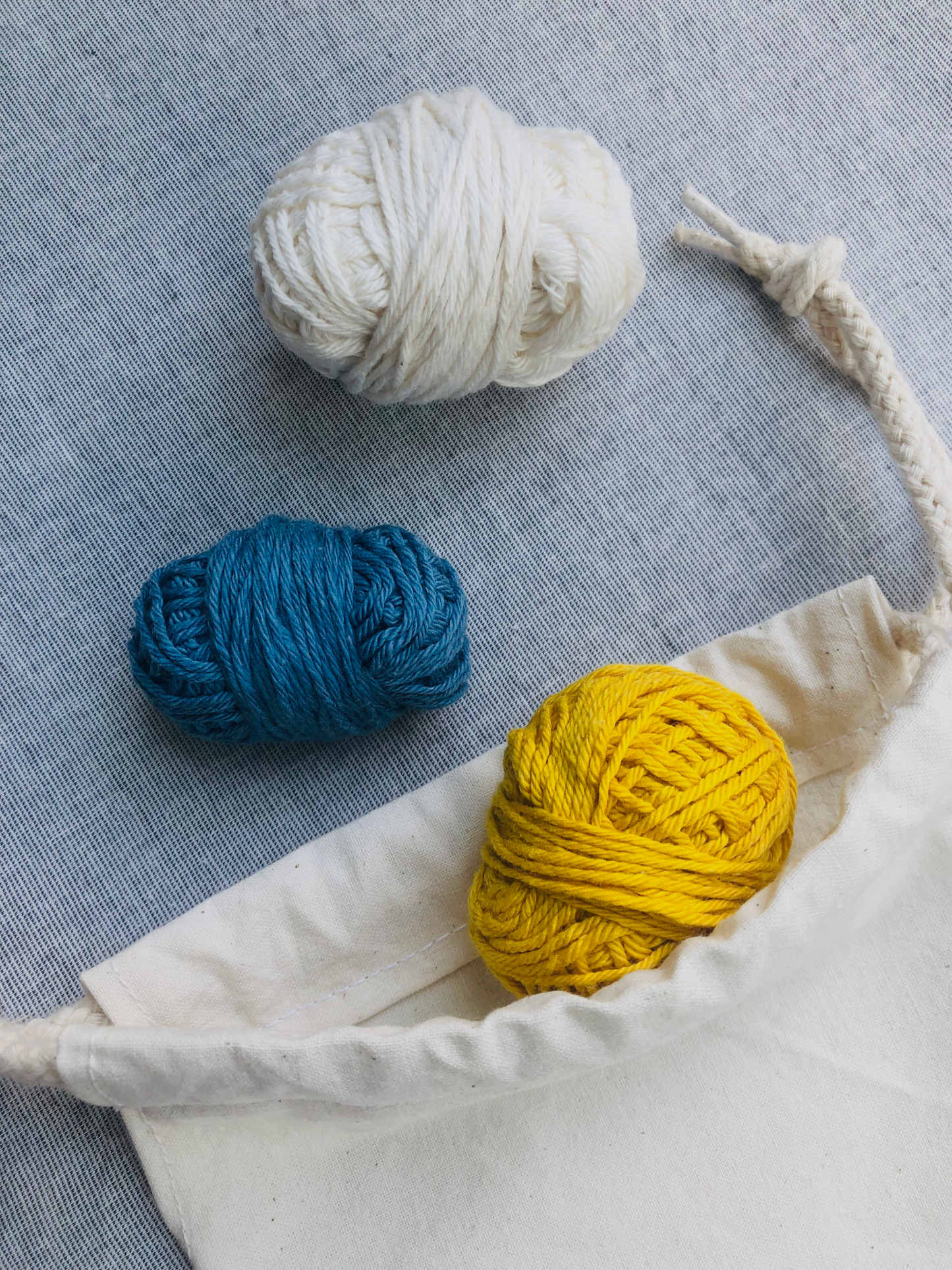 Organic Cotton Drawstring Pouch