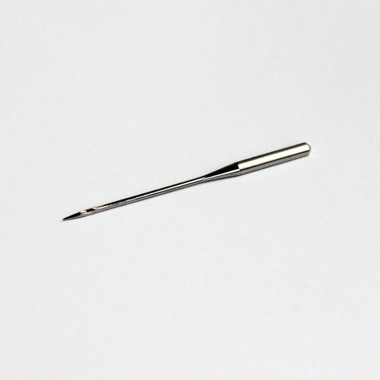 Organ sewing needles HA x 1 (130/705H), size 12/80, pack of 5. Ideal for general-purpose sewing on medium-weight woven fabrics. Compatible with most home sewing machines including Brother, Singer, Janome, and more.