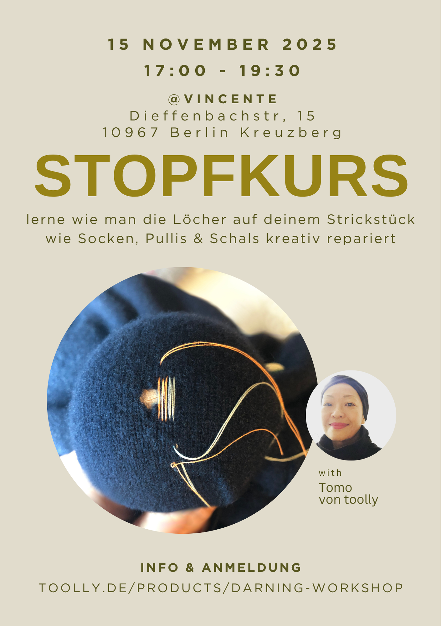 Stopfkurs - visible mending