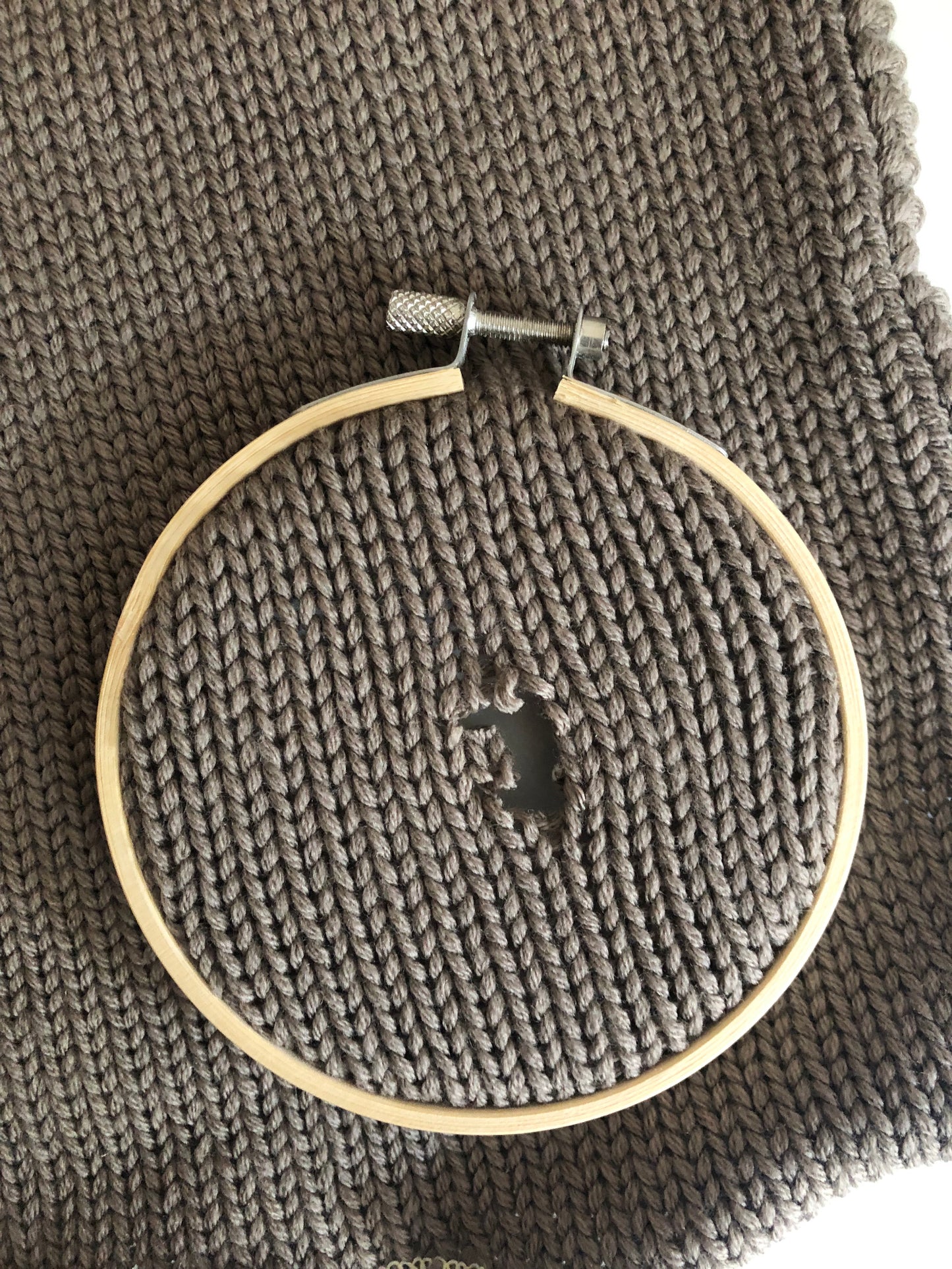 The 10cm Wood Embroidery Hoop Ring