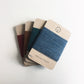 toolly offers darning yarns in 9 essential colors. They are 100% pure wool without any artificial fiber. 30 meter yarn is wound around kraft paper card. Set of 3 colors, 7 colors and a color sample card can be also purchased.