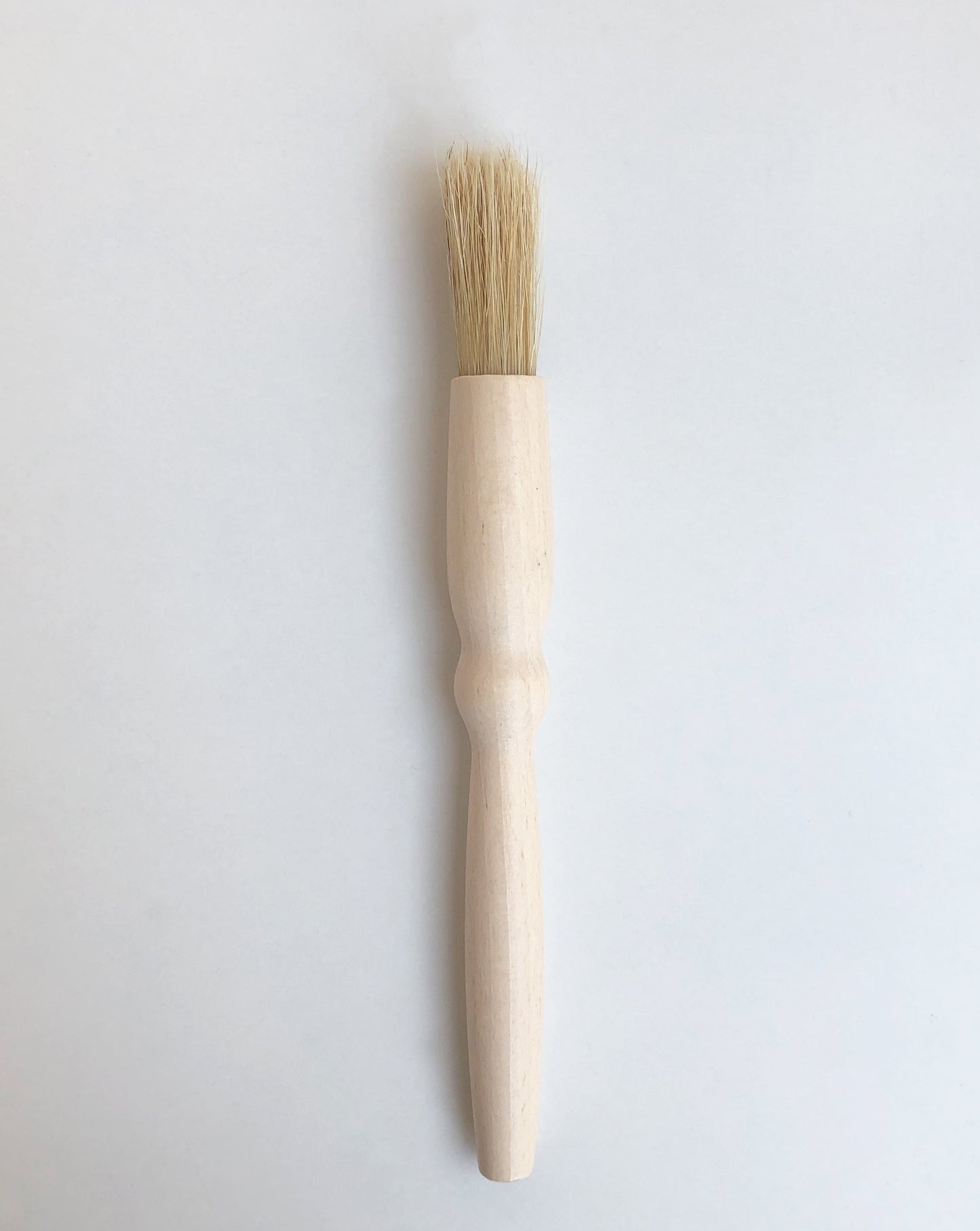 All natural brush is great for cleaning dusty sewing areas, especially around and on a sewing maschine.