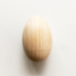 A wood darning egg for set of essential darning tools. Repair holes in socks or mend moth holes in jumpers with toolly's plastic free darning kit.