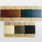 toolly offers darning yarns in 9 essential colors. They are 100% pure wool without any artificial fiber. 30 meter yarn is wound around kraft paper card. Set of 3 colors and 7 colors can be also purchased.