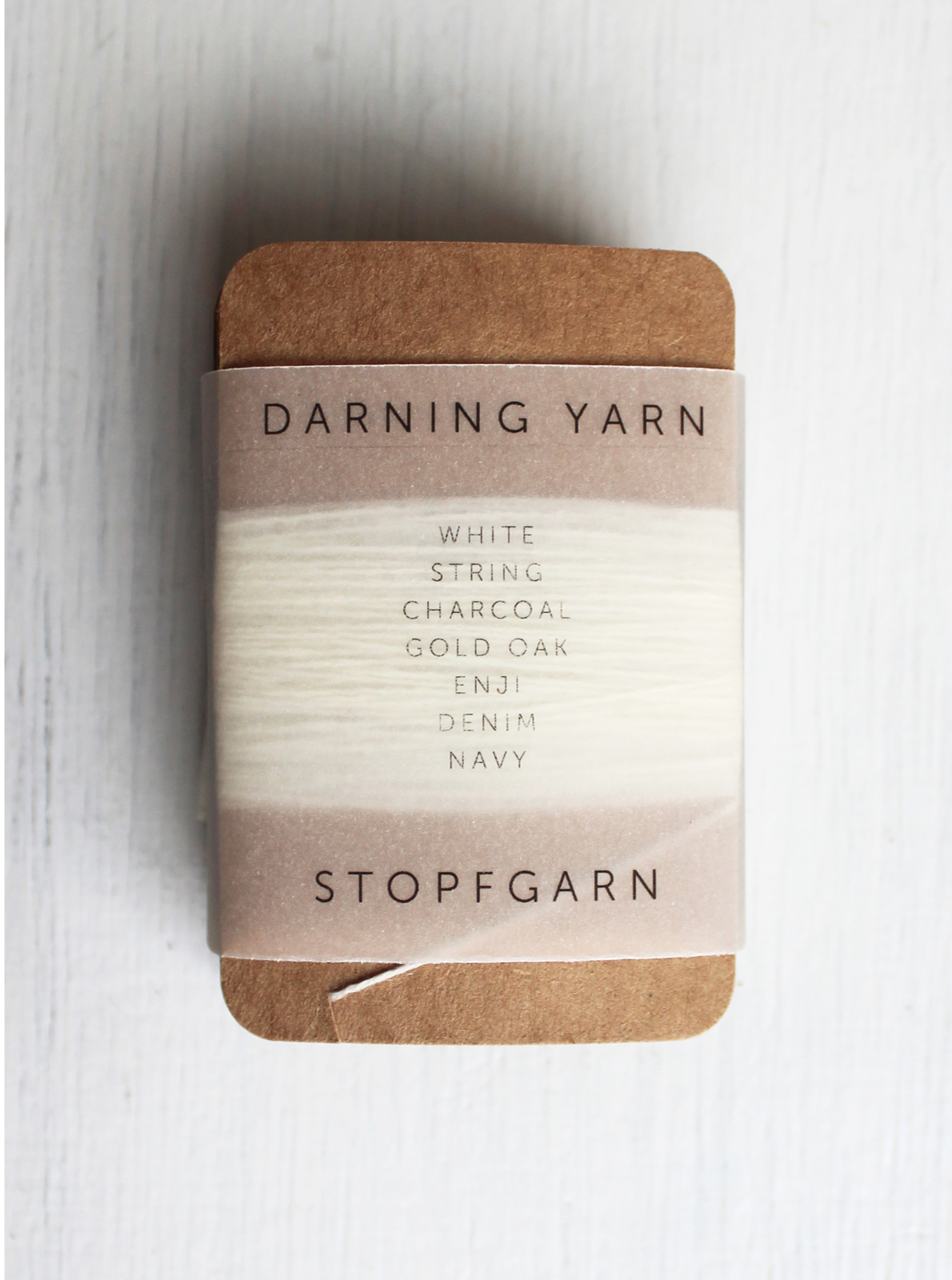 100% wool darning yarns for a set of essential darning tools. Repair holes in socks or mend moth holes in jumpers with toolly's plastic free darning kit.