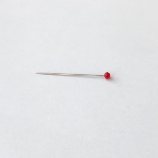 Glass Head Pins · RED · M