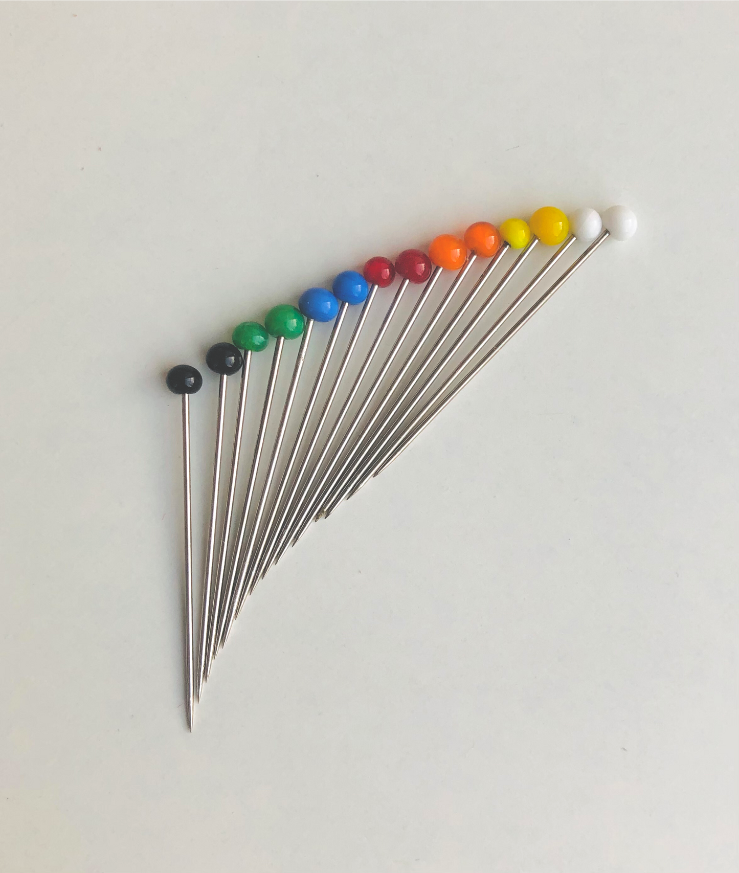Glass Head Pins · MULTICOLOR · L