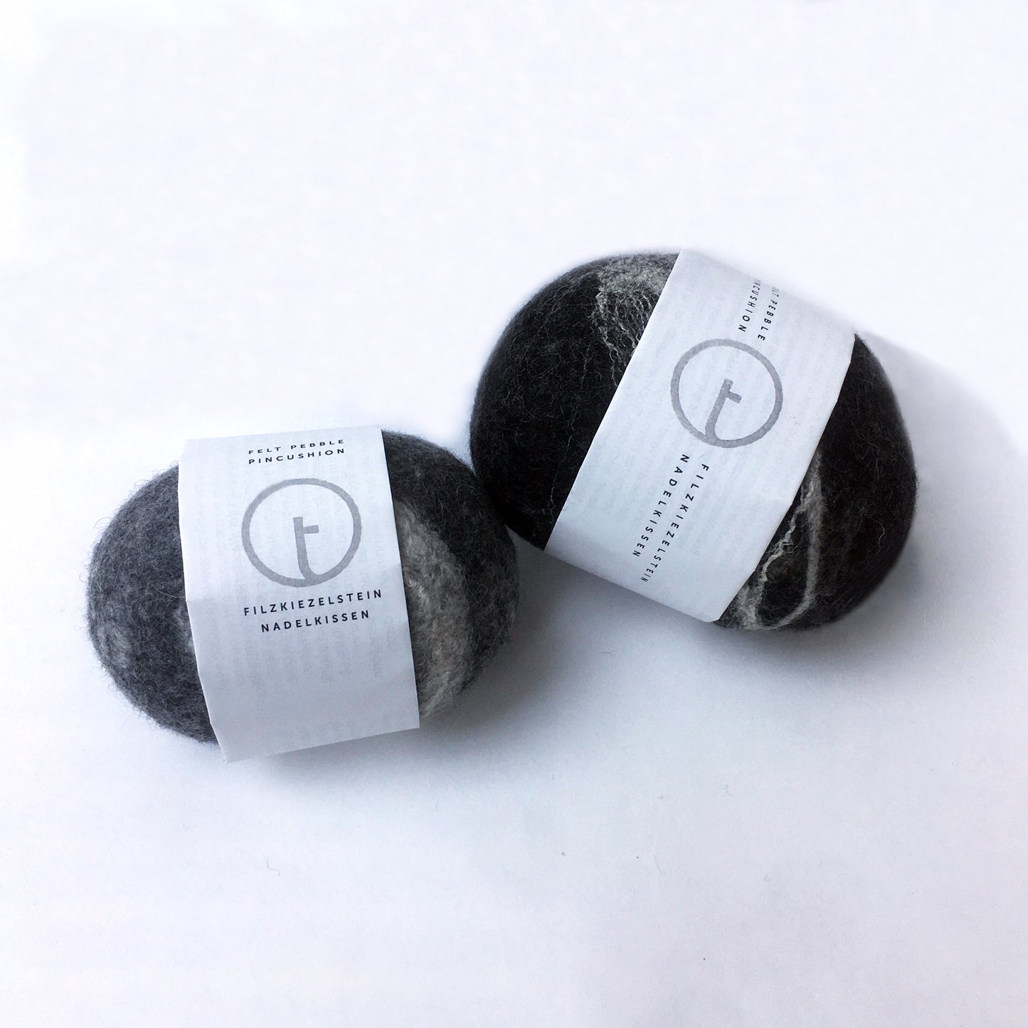 Felt Pebble Pincushion - Size L