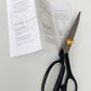 Japanese Tailor shears with user's guide