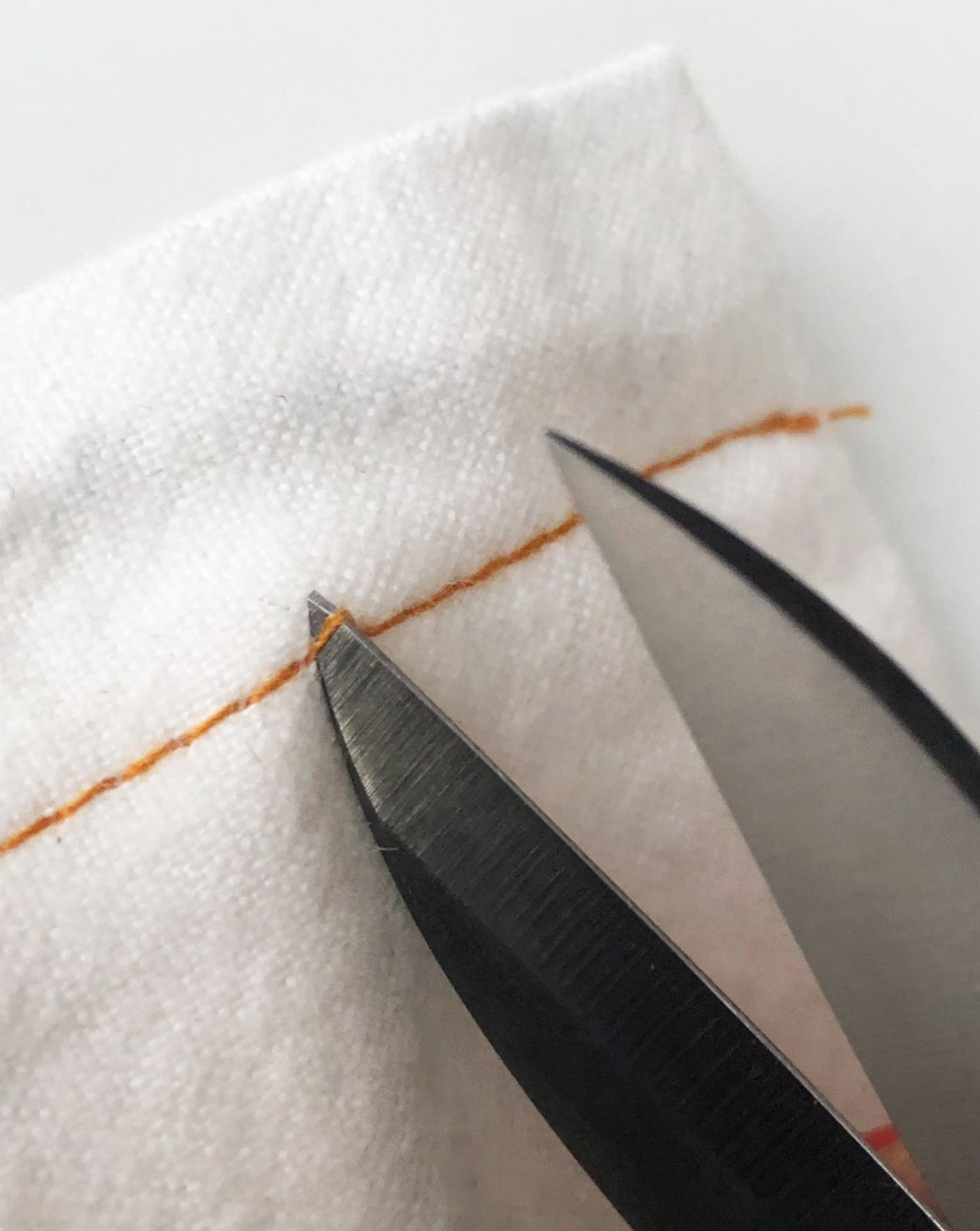 Cutting with a Japanese Thread Scissors